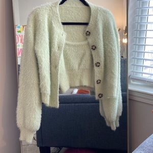 Shein tank and cardigan